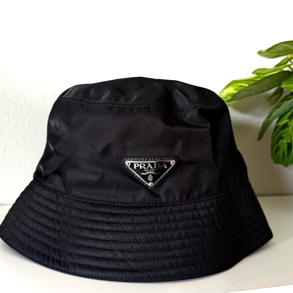 Prada Classic Black Bucket Hat